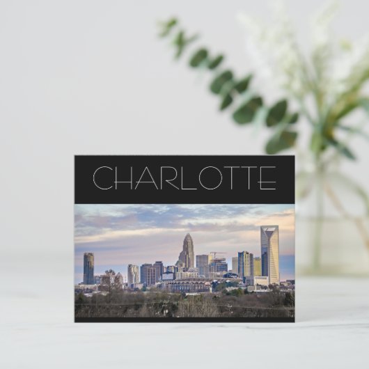 Charlotte NC Briefkaart (Staand voorkant)