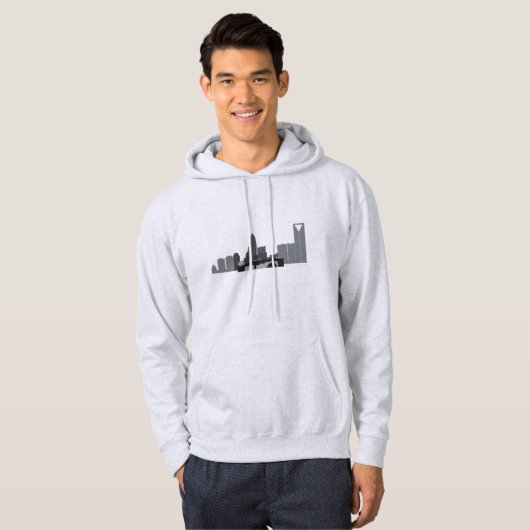 Charlotte, NC Hoodie (Voorkant volledig)