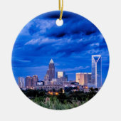 charlotte nc keramisch ornament (Voorkant)