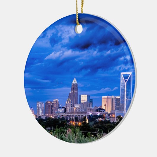 Charlotte NC Keramisch Ornament (Links)