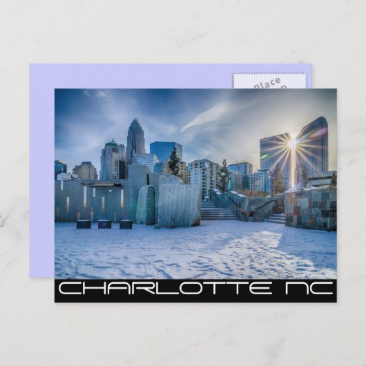 Charlotte NC - KONINGSTAD Briefkaart (Voorkant / Achterkant)
