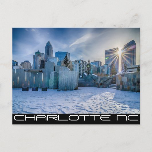 Charlotte NC - KONINGSTAD Briefkaart (Voorkant)