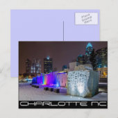 Charlotte NC - KONINGSTAD Briefkaart (Voorkant / Achterkant)