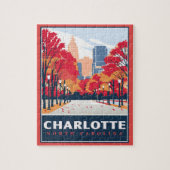 Charlotte, NC Legpuzzel (Verticaal)