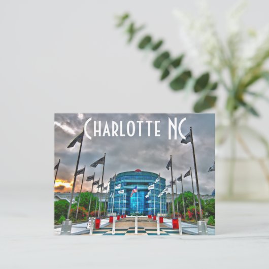 Charlotte NC lowes motor speedway Briefkaart (Staand voorkant)