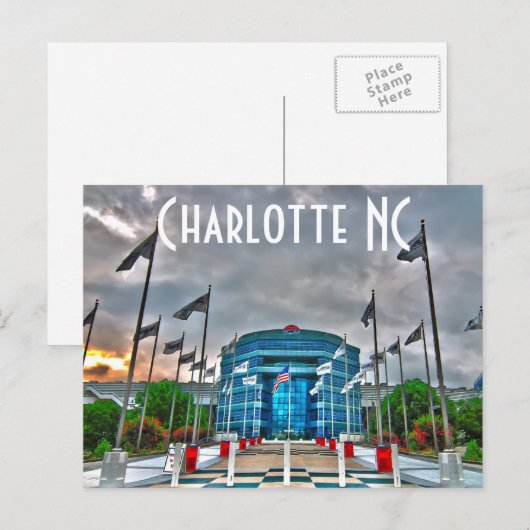 Charlotte NC lowes motor speedway Briefkaart (Voorkant / Achterkant)