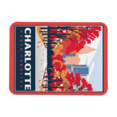 Charlotte, NC Magneet (Horizontaal)