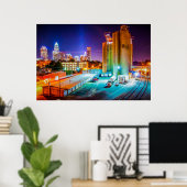 Charlotte, NC Poster (Thuiskantoor)