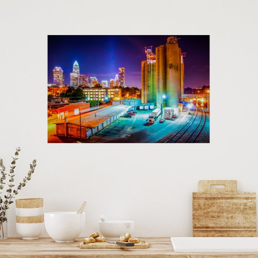 Charlotte, NC Poster (Keuken)