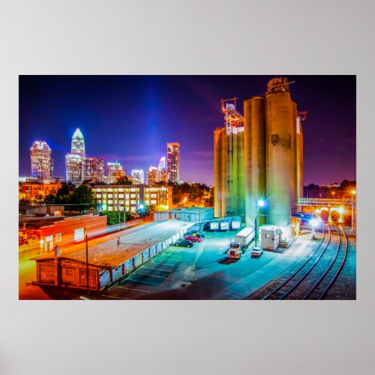 Charlotte, NC Poster (Voorkant)