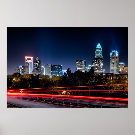 Charlotte, NC Poster (Voorkant)