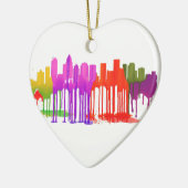 CHARLOTTE NC PUDDLES - KERAMISCH ORNAMENT (Links)