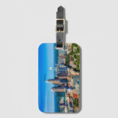 Charlotte, NC skyline foto Bagagelabel (Voorkant (verticaal))