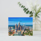 Charlotte, NC skyline foto Briefkaart (Staand voorkant)