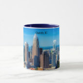 Charlotte, NC skyline foto Mok (Midden)