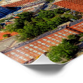 Charlotte, NC skyline foto Perfect Poster (Hoek)