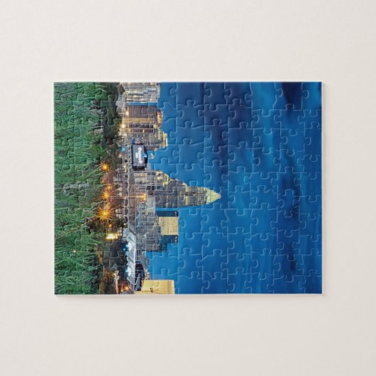 Charlotte NC Skyline Legpuzzel (Horizontaal)