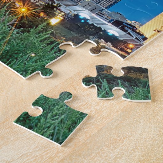 Charlotte NC Skyline Legpuzzel (Zijkant)