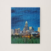 Charlotte NC Skyline Legpuzzel (Verticaal)