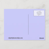 Charlotte NC skyline met bliksem Briefkaart (Achterkant)