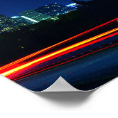 Charlotte NC Skyline Poster (Hoek)