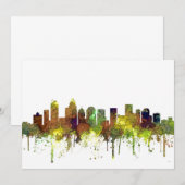 Charlotte NC Skyline SG Safari Buff (Voorkant / Achterkant)