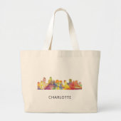 CHARLOTTE, NC SKYLINE WB1 - Canvas tas (Voorkant)