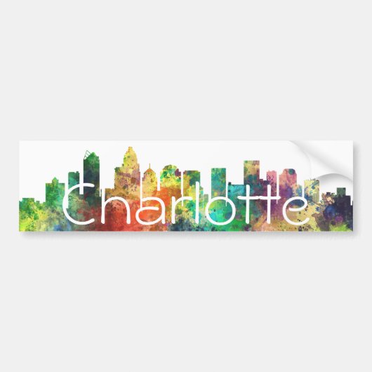 CHARLOTTE NC SP - BUMPERSTICKER (Voorkant)