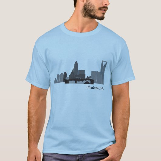 Charlotte, NC T-Shirt (Voorkant)