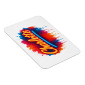 Charlotte Neon Script – Street Art Splash Design Magneet (Rechterzijde)