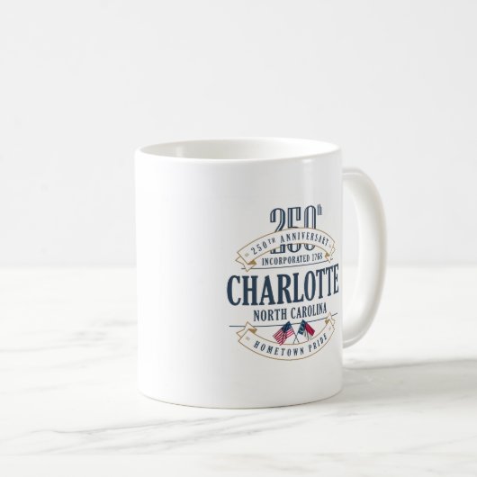 Charlotte, North Carolina 250th Jubileum Mok (Voorkant rechts)