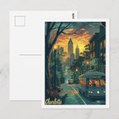 Charlotte North Carolina beroemde reisplaats Briefkaart (Voorkant / Achterkant)