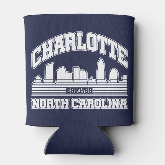 Charlotte, North Carolina Blikjeskoeler (Achterkant)