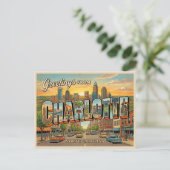 Charlotte North Carolina Briefkaart (Staand voorkant)