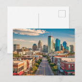 Charlotte North Carolina Briefkaart (Voorkant / Achterkant)