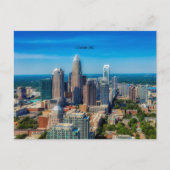 Charlotte, North Carolina cityscape Briefkaart (Voorkant)