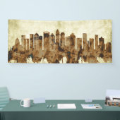Charlotte North Carolina Cityscape Spandoek (Beurs)