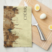 Charlotte North Carolina Cityscape Theedoek (Quarter Fold)