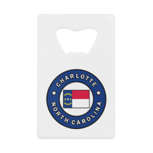 Charlotte North Carolina Creditkaart Flessenopener