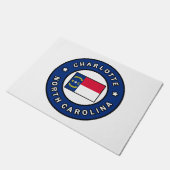 Charlotte North Carolina Deurmat (Schuin)