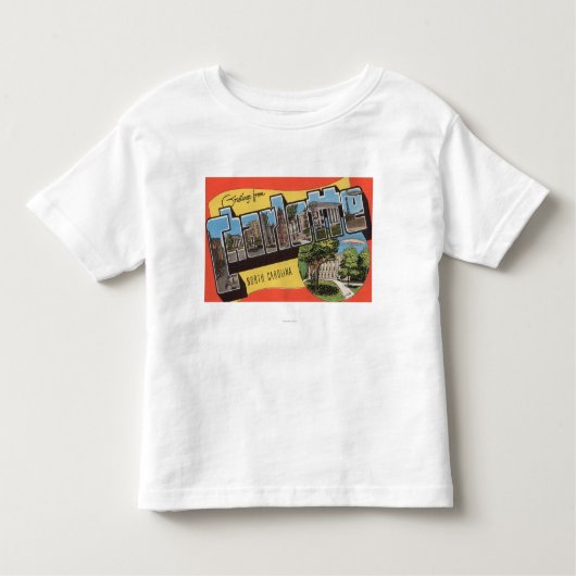 Charlotte, North Carolina - Grote briefscenes Kinder Shirts (Voorkant)