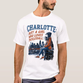 Charlotte North Carolina Meisje Is Verliefd Op Pic T-shirt