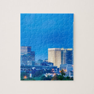 charlotte North carolina night skylinequeen c Legpuzzel