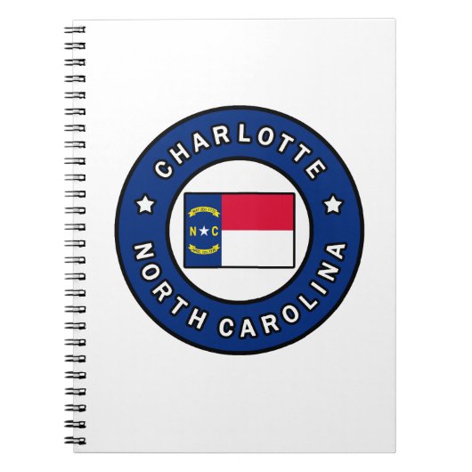 Charlotte North Carolina Notitieboek (Voorkant)