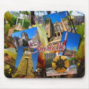 Charlotte North Carolina Photo Collage Muismat