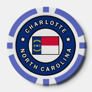 Charlotte North Carolina Poker Chips
