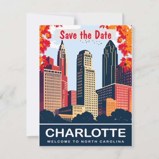 Charlotte, North Carolina, Save The Date (Voorkant)
