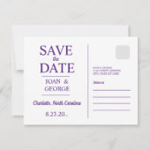 Charlotte, North Carolina, Save The Date (Achterkant)