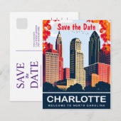 Charlotte, North Carolina, Save The Date (Voorkant / Achterkant)