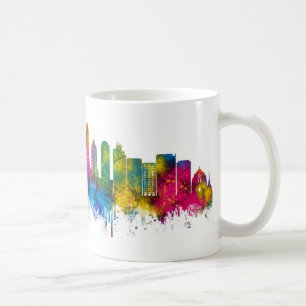 Charlotte North Carolina Silhouette Koffiemok